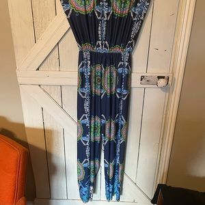 Strapless jumpsuit. Boutique brand.